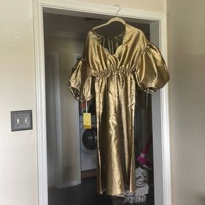 Brand new; never worn before gold dress
